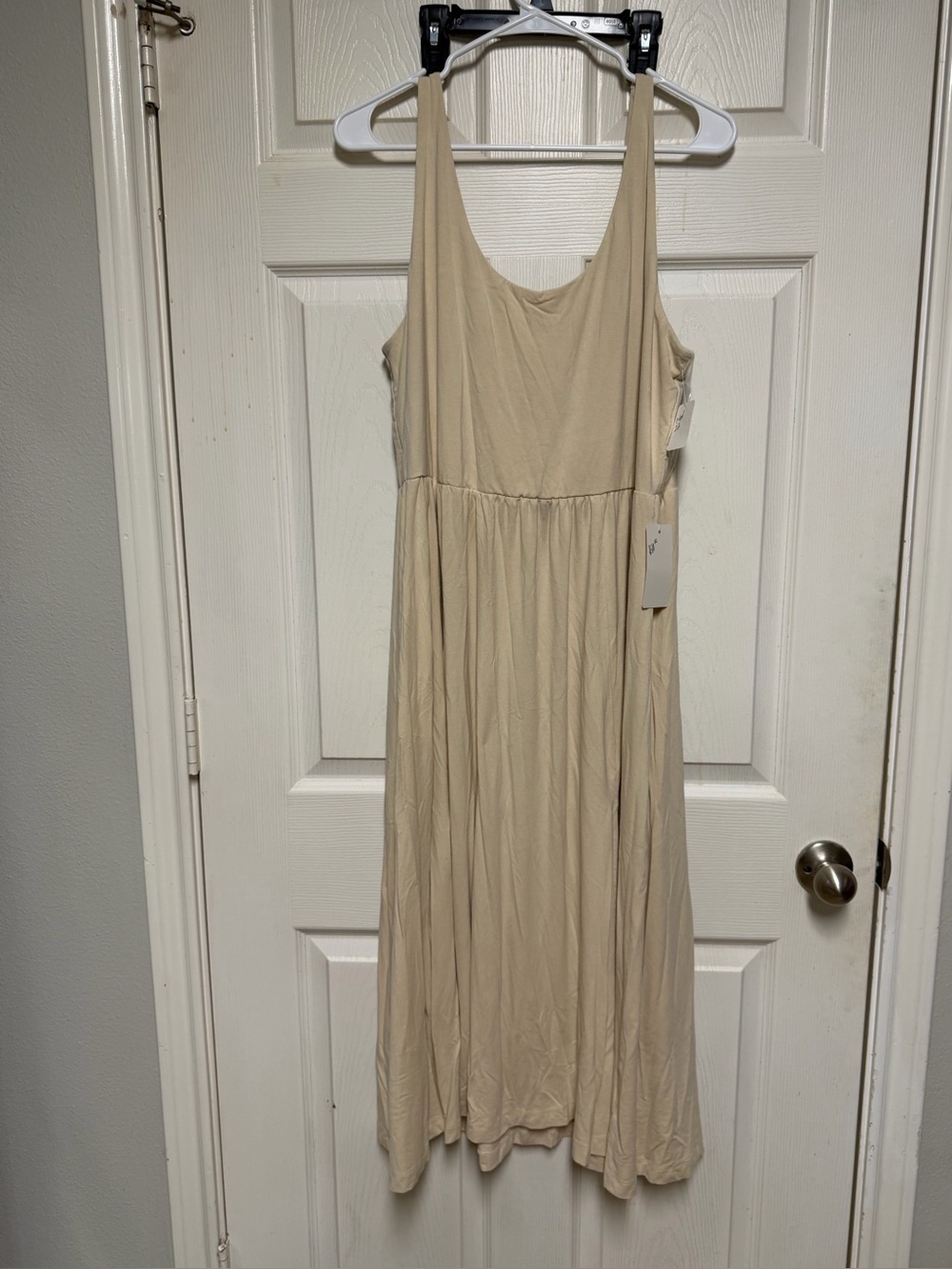 Woman’s size 2xl beige maxi dress by a new day - nwt